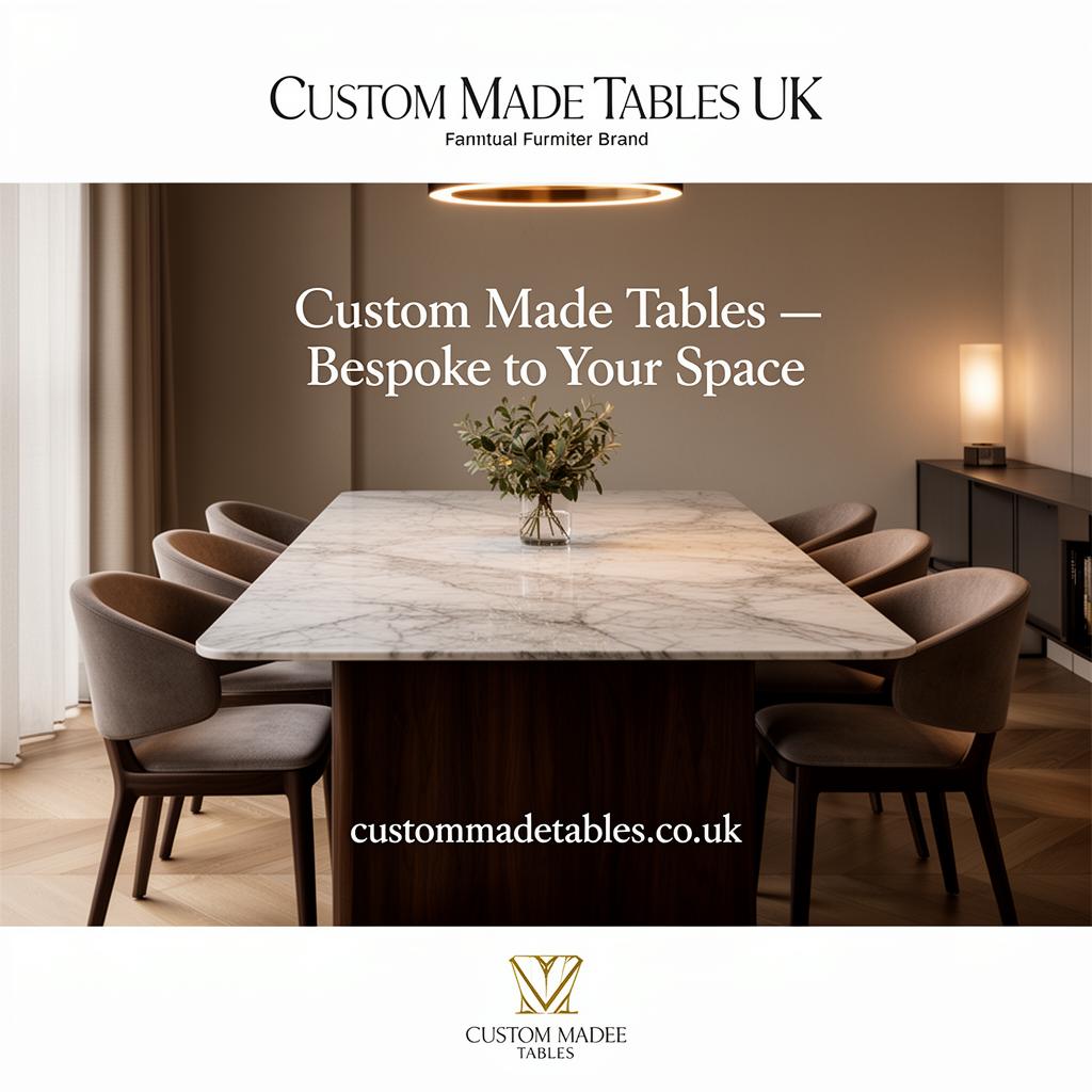 Custom Tables UK | Bespoke Dining Tables & Made-to-Measure Wooden Tops
